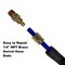 Primefit Polyurethane Recoil Air Hose 1/4-in. x 15Ft with Field Repairable Swivel Ends PUR14015P - alternate 2